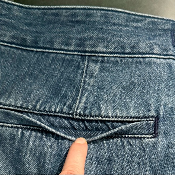 Madewell Harlow Superwide Blue Jean Shorts - Picture 8 of 9